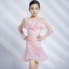 Vynela Ruffle Mesh Accent Dress