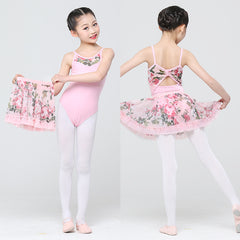 Vyxira Floral Mesh Back Leotard
