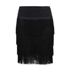 Celindra Four-Layer Fringe Skirt