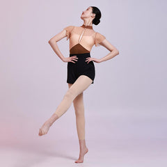 Arissa Collared Mesh Leotard
