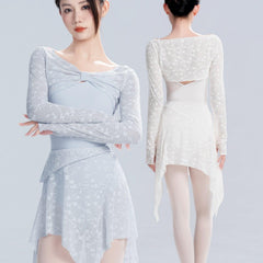 Neriah Lace Twist Long Sleeve Top