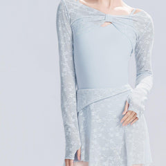 Neriah Lace Twist Long Sleeve Top