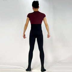 Galen Short Sleeve Footed Unitard