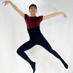 Galen Short Sleeve Footed Unitard