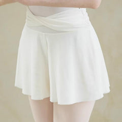 Bryony Twisted Waist A-Line Mesh Skirt