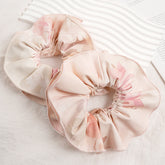 Faustine Satin Tie-Dye Hair Scrunchie
