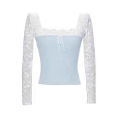 Gwyneira Lace Long Sleeve Training Top