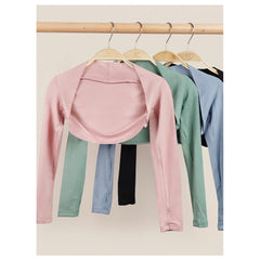 Petaldore Long Sleeve Wrap Training Outerwear