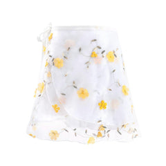 Kaelani Embroidered Wrap Skirt