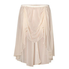 Nerita Soft Mesh Pleated Mid-Length Skirt