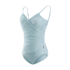 Ravella Cross-Pleated Camisole Leotard