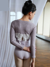 Rosdore Knit Butterfly Back Wrap Top