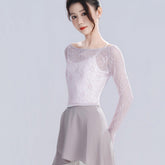 Norina Off-Shoulder Lace Long Sleeve