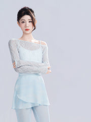 Norina Off-Shoulder Lace Long Sleeve
