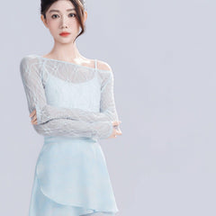Norina Off-Shoulder Lace Long Sleeve