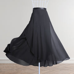 Perrine Flow Chiffon Wrap Long Skirt