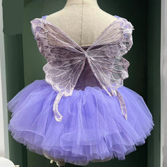 Helira Butterfly Back Tulle Dress