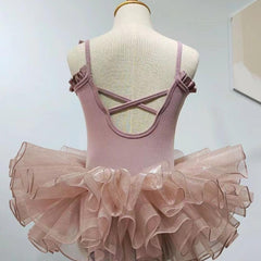 Ilyra Ruffle Tulle Camisole Dress
