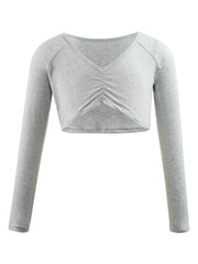 Perina Ruched Long Sleeve Outerwear