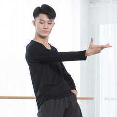 Wesley V-Neck Long Sleeve Practice Top