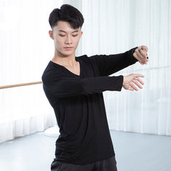 Wesley V-Neck Long Sleeve Practice Top