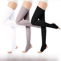 Qavienne Knitted Over Knee Leg Warmers