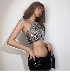 Iravellea Sequin Halter Top