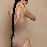 Urinavelle Mesh Sleeve Leotard