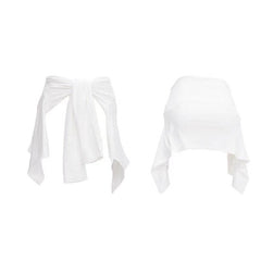 Qoravelle Draped Wrap Top
