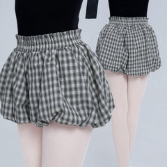 Soravelle Plaid Bubble Shorts