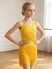 Gorina Crystal Fringe Showcase Dress