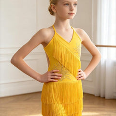 Gorina Crystal Fringe Showcase Dress