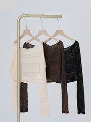 Selavelle Mesh Ruched Warm-Up Top