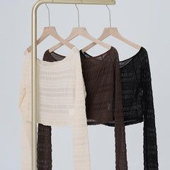 Selavelle Mesh Ruched Warm-Up Top
