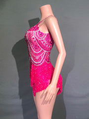 Telavienne Crystal Fringe Bodysuit