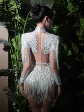 Ulavelle Crystal Fringe Rhinestone Costume