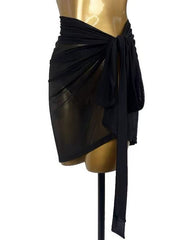 Velavienne Mesh Wrap Practice Skirt