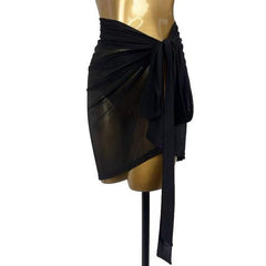 Velavienne Mesh Wrap Practice Skirt