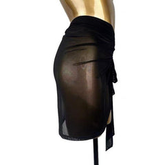 Velavienne Mesh Wrap Practice Skirt