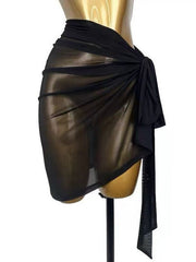 Velavienne Mesh Wrap Practice Skirt