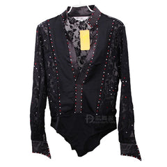 Faris Lace Rhinestone Performance Bodysuit