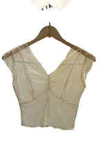 Noryavella Lace Mesh Blouse