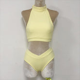 Rivienne Halter Neck Dance Set with Undergarment