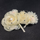 Dorienne Floral Crystal Hair Comb