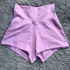Women's High Waist Cotton Gymnastics Shorts Leotard