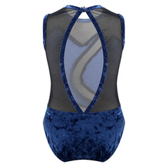 Rosene Mesh Velvet Leotard
