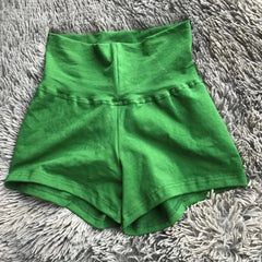 Women's High Waist Cotton Gymnastics Shorts Leotard