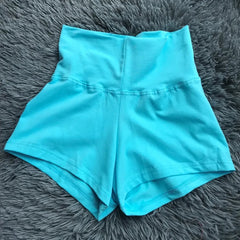 Women's High Waist Cotton Gymnastics Shorts Leotard