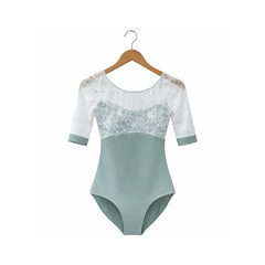 Hestia Long Mesh Sleeve Leotard