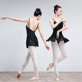 Isa High-Rise Chiffon Skirt Leotard